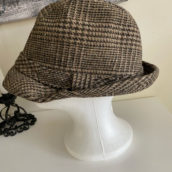 Vintage Men’s Fedora Wool Plaid Hat Union Label - Picture 3 of 14